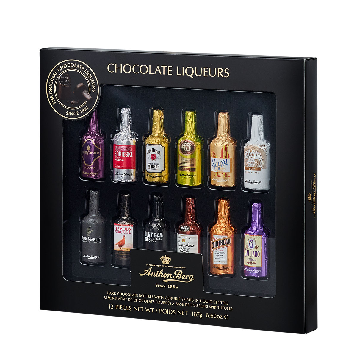 AB LIQUEURS 12 PCS BOX 187G