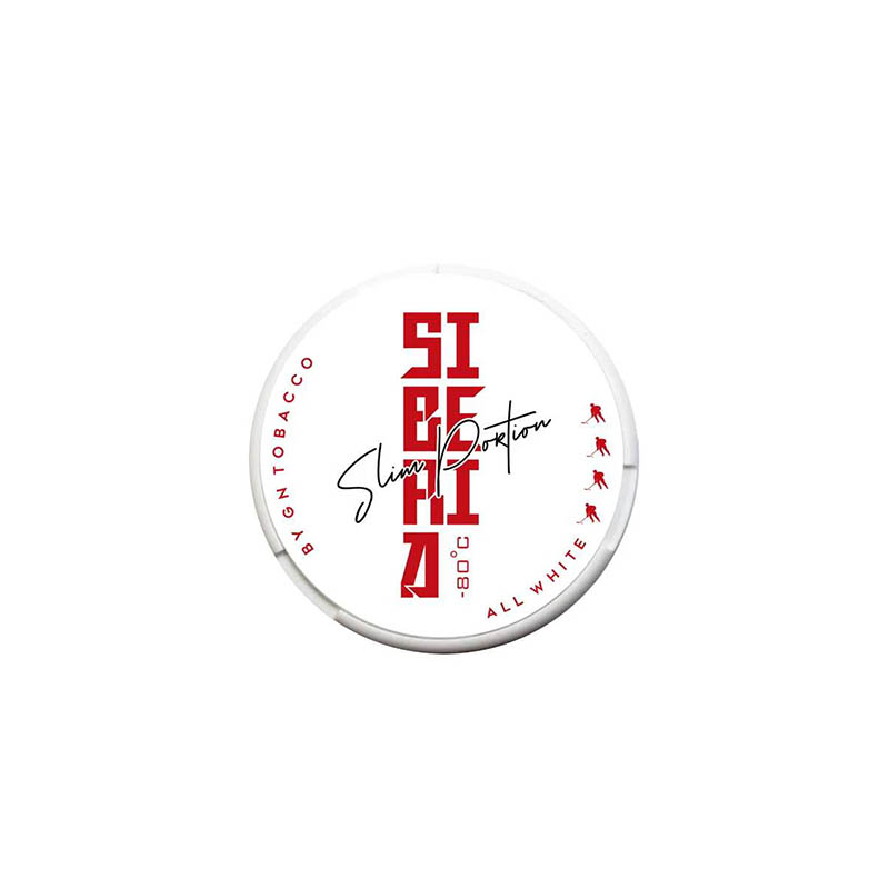 SIBERIA ALL WHITE SLIM PORTION 10 TINS
