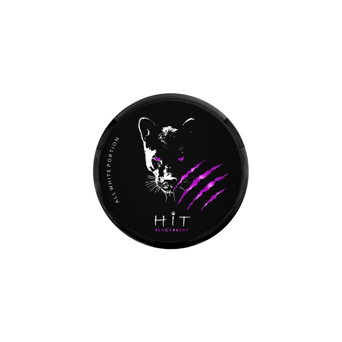 HIT ALL WHITE SIMS PORTION BLKBRRY 20MG 10 TINS