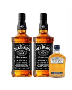 JACK DANIELS BLACK NO 7 2X100CL+37.5CL