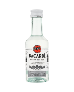 BACARDI CARTA BLANC RUM 5CL