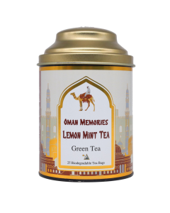 SANCHA TEA  OMANI LEMON MINT TEA TIN 5TB