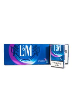 L M DOUBLE FORWARD MENTHOL KS 200s