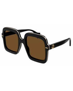 GUCCI VISIONNET HAVANA BROWN 50