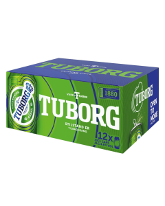 TUBORG GREEN CAN 12X33CL