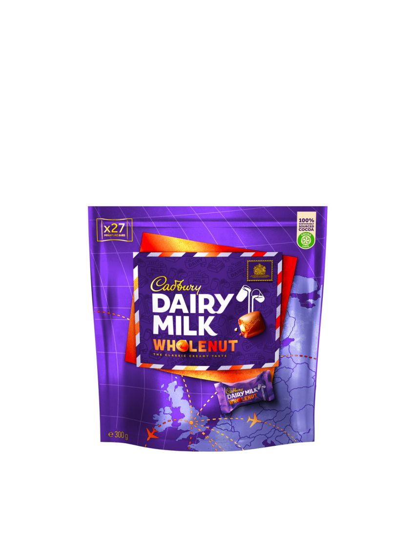 CADBURYS DAIRY MILK WHOLENUT POUCH 300G