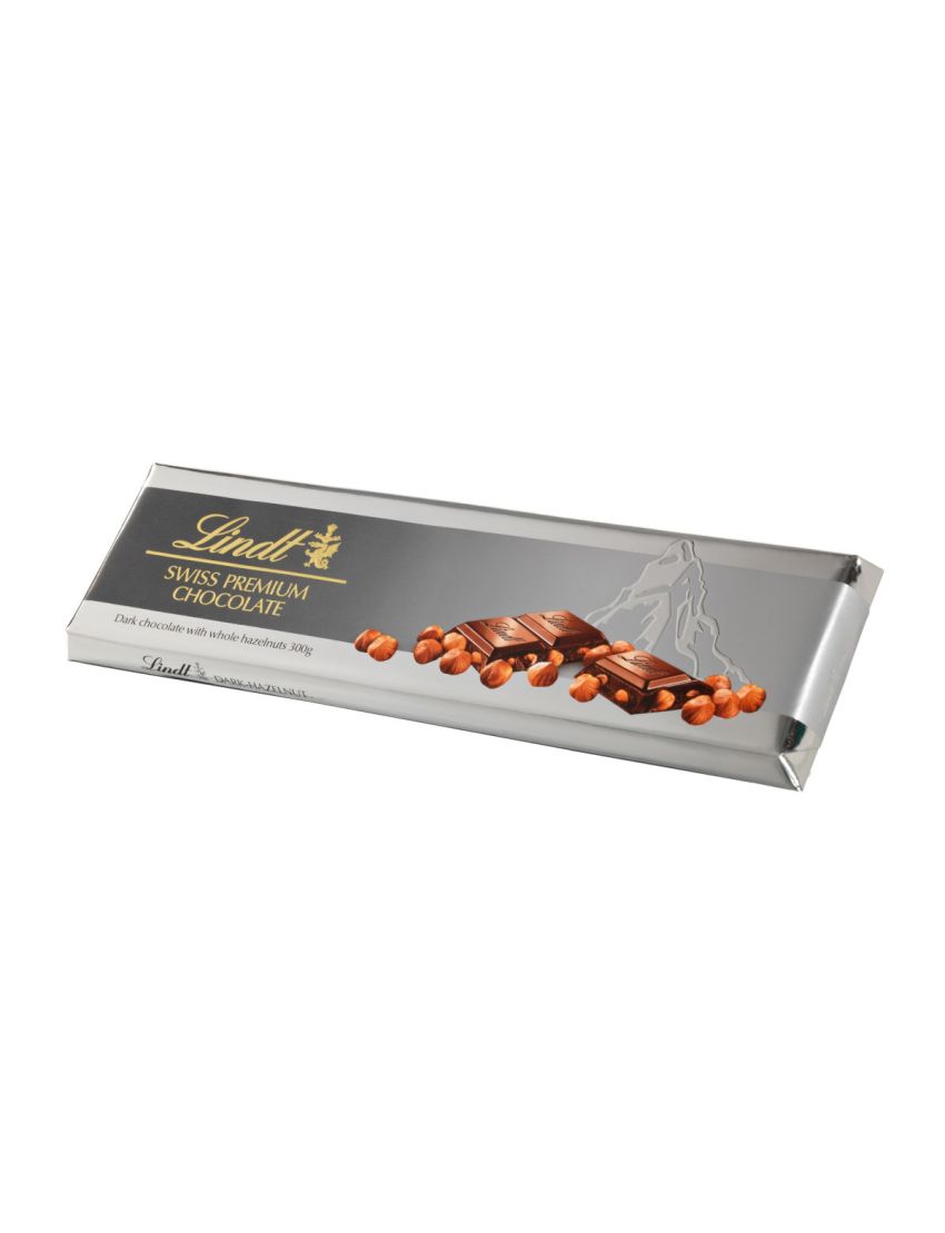 LINDT SILVER TABLETS DARK HAZELNUT 300G