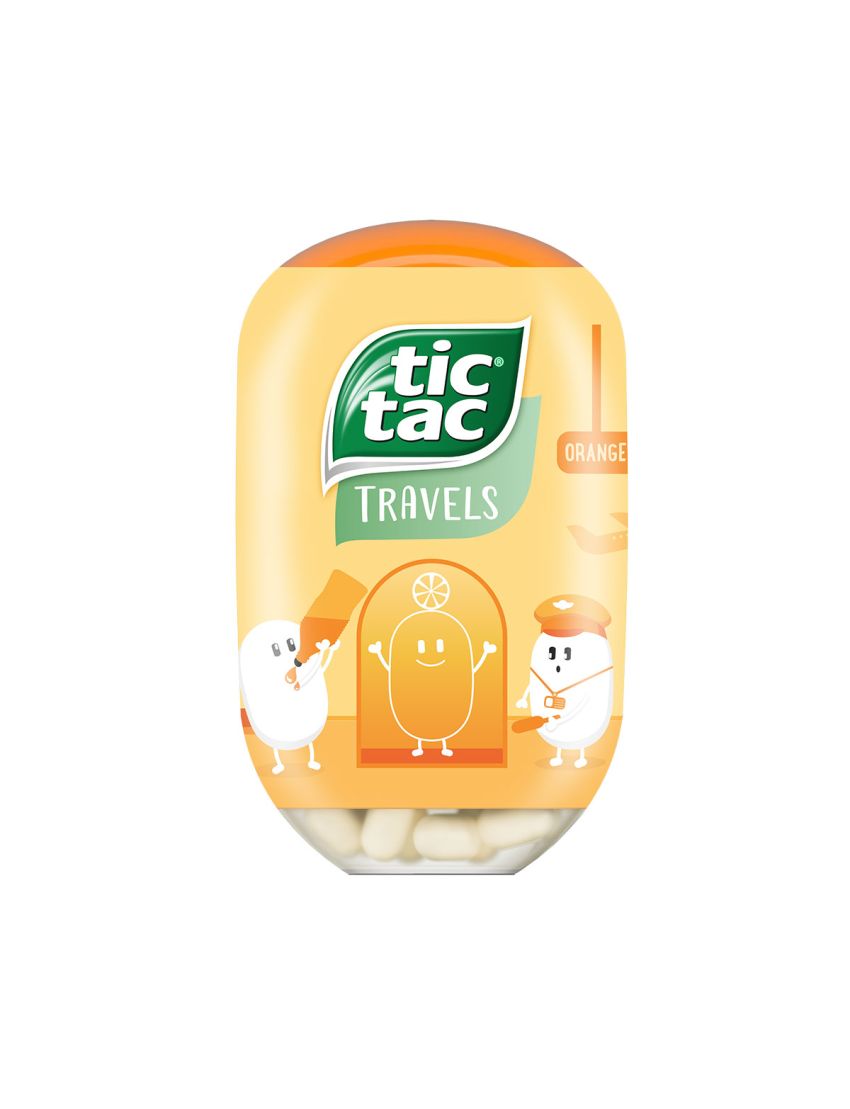 Tic Tac Bottle Orange 98g